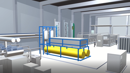Simulation Hydrogen Lab Leuna